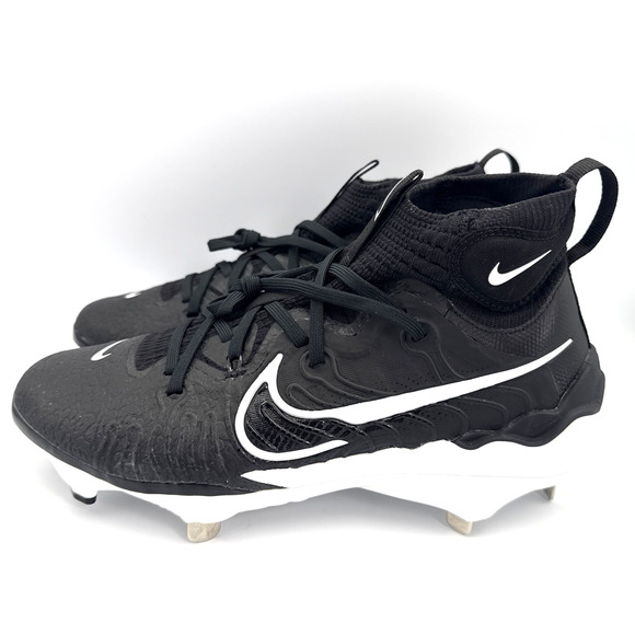 Nike Alpha Huarache NXT Metal Baseball Cleats Men's Size 8 Black DJ6517-001 NWOT - Picture 4 of 11